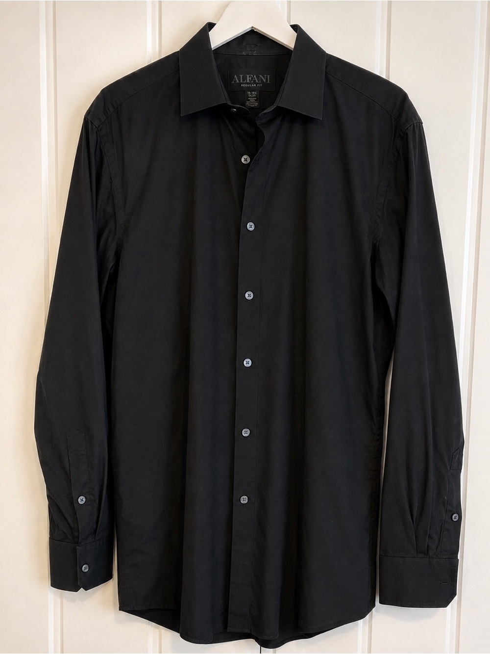 Alfani Men's Classic Black Dress Shirt